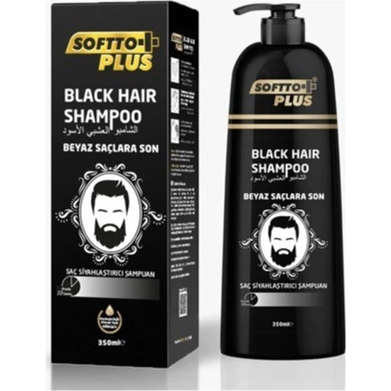 Softto Plus Sampoo Saç Siyahlaştırıcı Sampuan 350ml