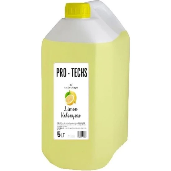 Pro-Techs Kolonya 5 Litre 80 Derece Limon Kolonyası
