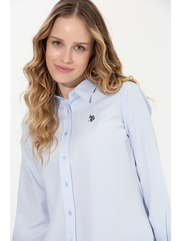 U.S. Polo Assn. Kadın Açık Mavi Gömlek 50261431