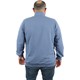 Starbattal Büyük Beden Basic Mevsimlik Fermuarlı Sweatshirt 22750 Mavı