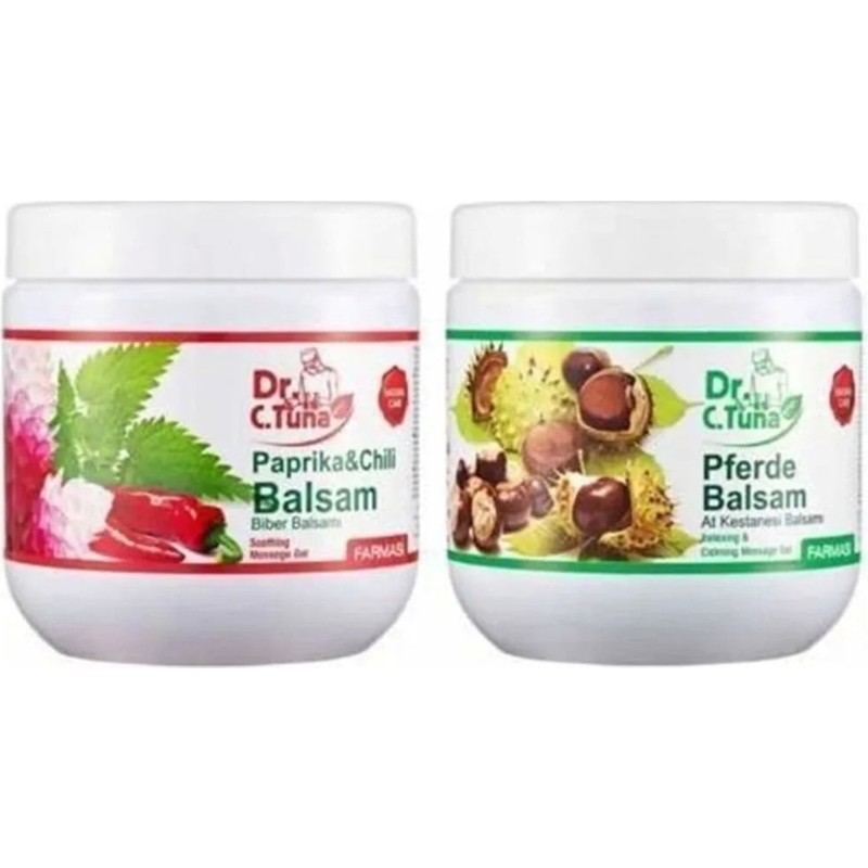 Farmasi At Kestanesi 500ML+PAPRIKA Acı Biber Masaj Jeli 500ML
