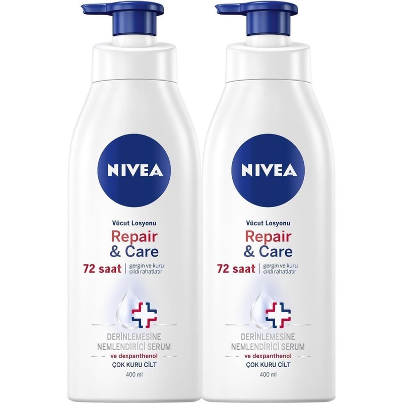 Nivea Repair & Care Vücut Losyou 400 ml X2