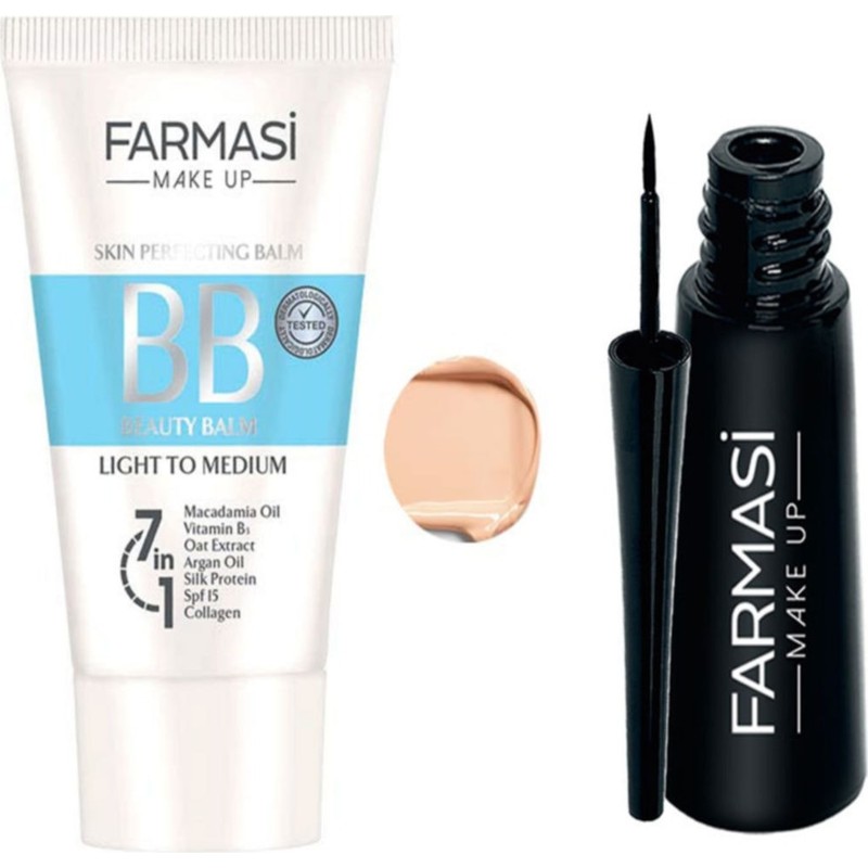 Farmasi Bb Krem 02 Light To Medium 50 Ml+ Deeplook Dipliner