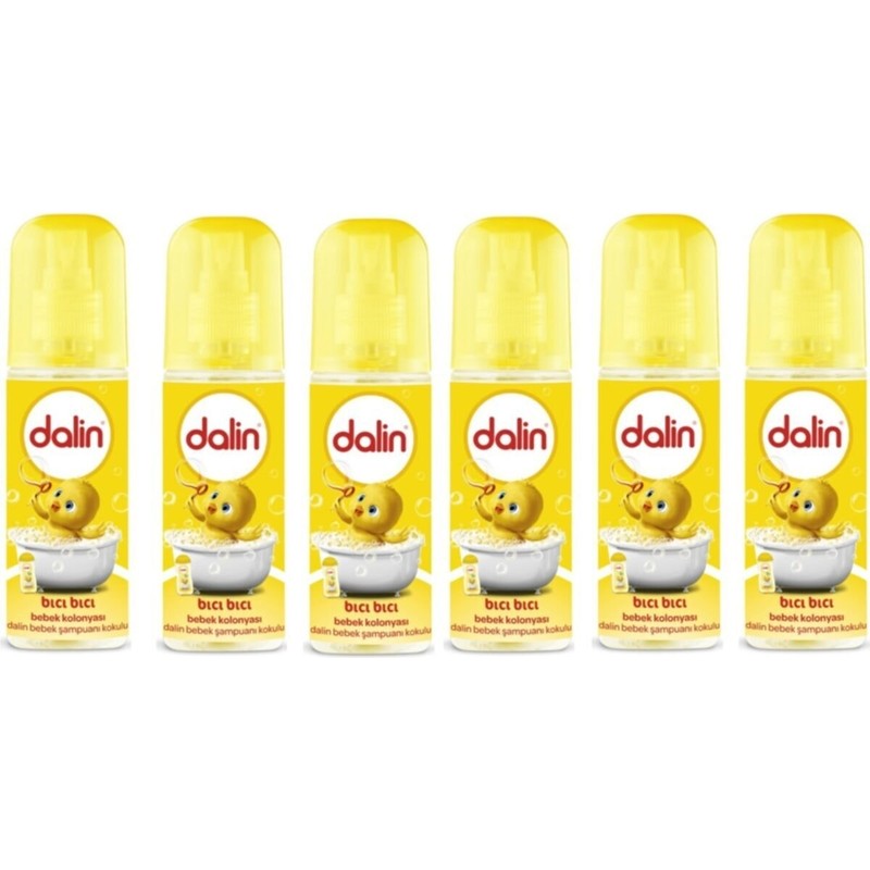 Dalin Bebek Kolonyası Bıcı Bıcı Kokulu 150 ml 60 Derece Dökme Ambalajda