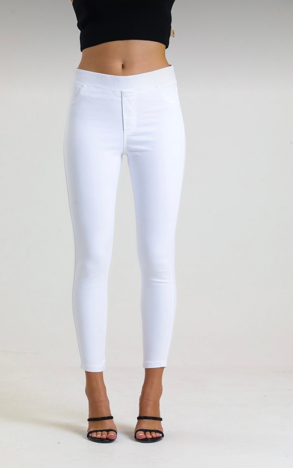 Moda Mark Real Kadın Kot Tayt Pantolon Beli Lastikli / Toparlayıcı /yüksek Bel /büyük-Küçük-Beden Konfor Kesim