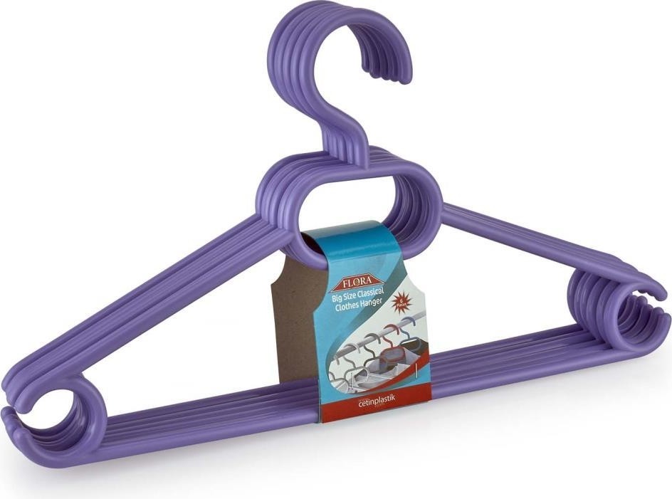 Flosoft Flora F316 Büyük Boy Klasik Askı 12'li, 40 cm görsel 4