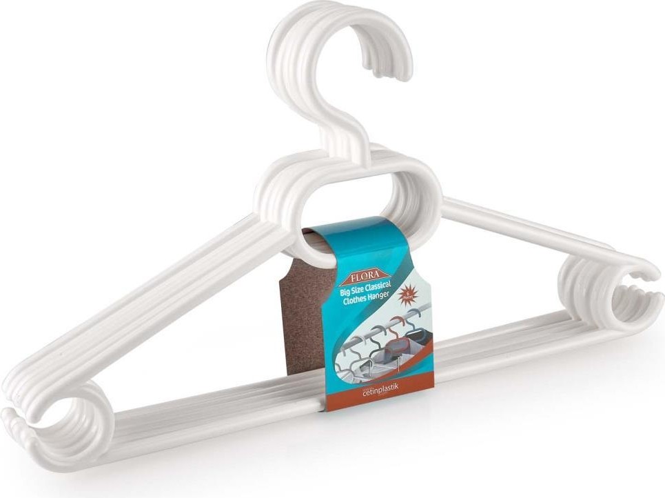 Flosoft Flora F316 Büyük Boy Klasik Askı 12'li, 40 cm görsel 2