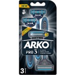 Arko Men T3 3'lü Tıraş Bıçağı Hassas Cilt Dostu Ergonomik Tasarım ile Uzun Ömürlü Kullanım