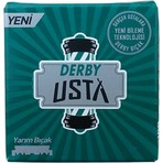 Derby Usta Yarım Jilet Berber Bıçak 100 Lü Paket Ustura Tıraş Jileti