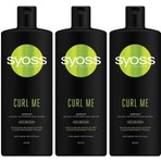 Syoss Curl Me Bukle Belirginleştirici Şampuan 500 ml 3'lü