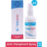 Tereson El Ayak ve Koltuk Altı Terleme Önleyici 3X50 ml