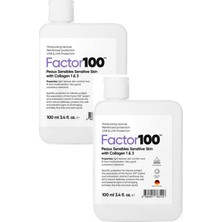 FACTOR100 2 Adet Ultra Nemlendirici Leke Karşıtı Yüksek Korumalı SPF50+ 100ML *2