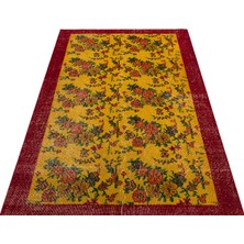 Sempati Halı Eskitme Vintage %100 El Dokuma Halı 116x201 Cm 9818