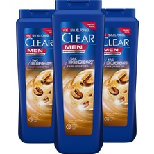 Clear Men Saç Dökülmesine Karşı Şampuan 485 Ml X3 Adet