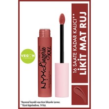 Nyx Likit Mat Ruj - Lip Lingerie Xxl Matte Liquid Lipstick Warm Up