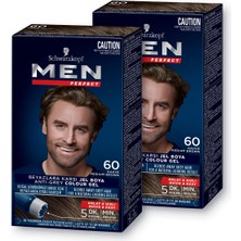 Men Perfect Saç Boyası 60 - Kahve X 2 Adet