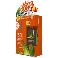 Ostwint Spf 50+ Güneş Kremi 100 ml E Vitaminli + Aloe Vera Jel 100 ml