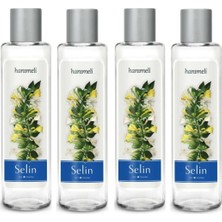 Selin 4 Adet Parfümlü Hanımeli Kolonya Pet Şişe 200 ml