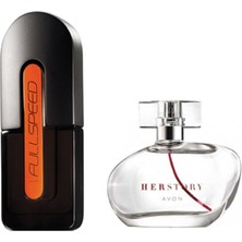 Avon Fullspeed Edt 75 ml Erkek + Her Story Edp 50 ml Kadın 2lis Et