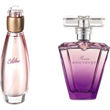 Avon Celebre Edt 50 ml Kadın + Rare Amethyst Edp 50 ml Kadın Ikili Set