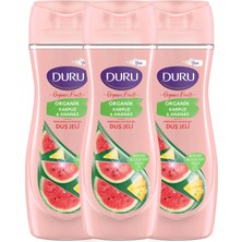 Duru Organic Fruits Karpuz & Ananas Duş Jeli 3X450ML