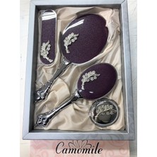 Camomile Lüks Ayna Tarak Seti, 4'Lü