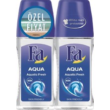 Fa 2'li Deodorant Roll-On - Aqua 50 ml + 50 ml