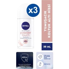 Nivea Bayan Powder Touch Roll-On 50 ml X3