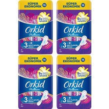 Orkid Platinum Hijyenik Ped Gündüz Gece 64 Adet