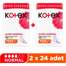 Kotex Ped Ultra Ped Normal 24'Lü X2