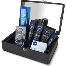 Nivea Erkek Bakım Seti - Damat Çeyiz Nişan Sandık Bohça Seti
