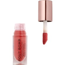 Revolution Makeup Revolution Revolution Dudak Dolgunlaştırıcı ve Parlatıcı - Pout Bomb Plumping Gloss - Peachy