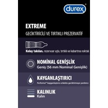 Durex Extreme 40'Lı Geciktiricili Ve Tırtıklı Prezervatif