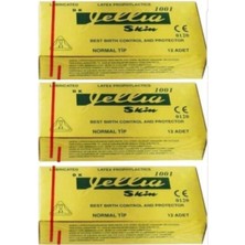Jellia Normal Tip Prezervatif 12lı X 3 Paket Condom