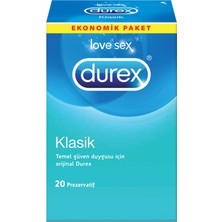 Durex Durex Klasik 20'Li Prezervatif