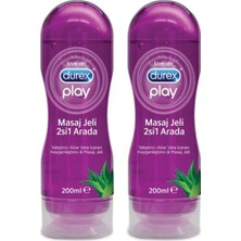 Durex Play Aloe Vera Masaj Jeli Ve  200 Ml 2 Adet