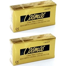 Cosmos Prezervatif Ultra Thin Süper Ince 12lı X 2 Paket Condom
