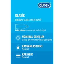 Durex Klasik 20'Li Prezervatif