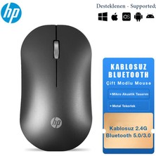 Hp DM10 2,4ghz Wireless Bluetooth Kablosuz Sessiz Mouse