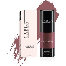 Gabba Permanent Make-Up 423-NUDE Dudak Boyası Kalıcı Dudak Renklendirme Kalıcı Makyaj Dudak Kontör