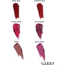Gabba Permanent Make-Up 308-CHINESE Red Dudak Boyası Kalıcı Dudak Renklendirme Kalıcı Makyaj Dudak