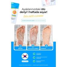 Jigott Ölü Deri, Çatlaklar Için Vitamin B5 Içeren Hassas ve Etkili Soyulabilen Ayak Peeling Maske