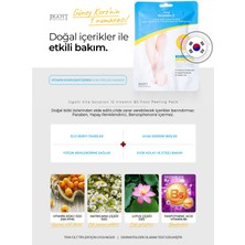 Jigott Ölü Deri, Çatlaklar Için Vitamin B5 Içeren Hassas ve Etkili Soyulabilen Ayak Peeling Maske