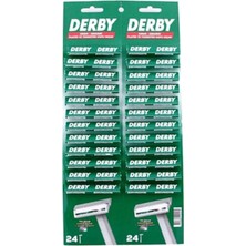 Derby Tek Bıçaklı Kullan At Jilet 48’li Kartela Ergonomik Tasarım ile Hassas Tıraş Deneyimi