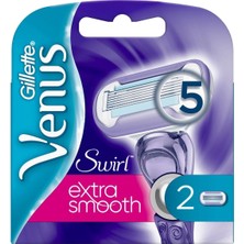 Gillette Venus Venüs Swirl Extra Smooth Kadın Tıraş Bıçağı 2'Li 7702018427635