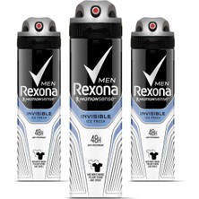 Rexona Erkek Deodorant Sprey Invisible Ice Fresh 150 ml x 3 Adet