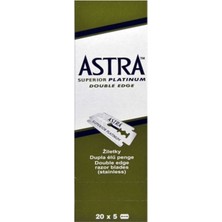 Astra 100'Lü Yaprak Jilet Cinsiyet Dostu Paslanmaz Çelik Özellikli Profesyonel Tıraş Deneyimi