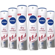 Nivea Deodorant Dry Comfort 150ML x 6