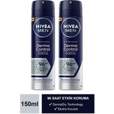 Nivea Men Derma Protect Clinical Deo Sprey 150 ml X2