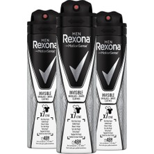 Rexona Men Erkek Sprey Deodorant Invisible On Black White Clothes 150 ml X3 Adet